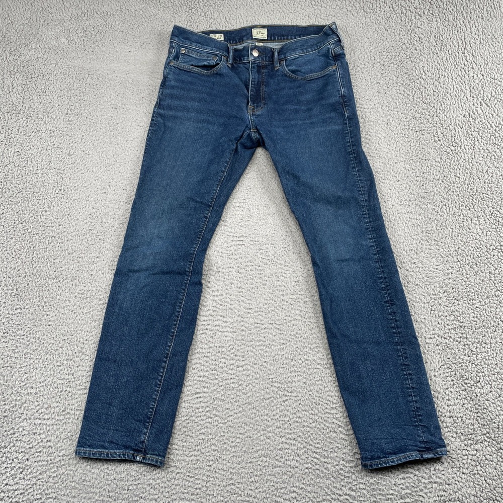 J.Crew Jeans Mens 32x30 Blue 484 Slim Fit Stretch Denim Pants Casual Everyday